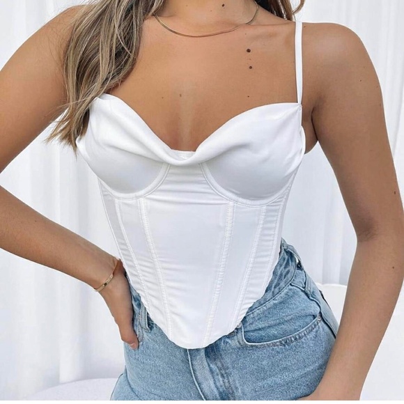 White Fox Boutique Way I Feel Bustier Corset - Picture 1 of 3